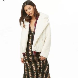 Faux Shearling Moto Jacket